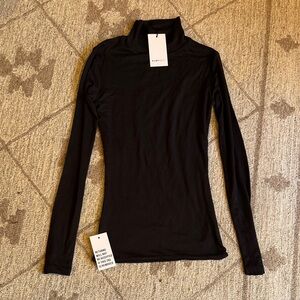 Bumpsuit Black Long Sleeve Top NWT